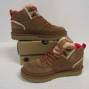 UGG Women's US 6.5 Highland Hi Heritage Suede Boots Chestnut Fiery Red 1123714